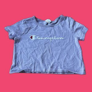 Lilac Champion cropped tshirt